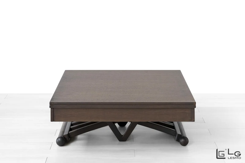 TAVOLINO TRASFORMABILE Finitura Rovere Tabacco 200cm - 8 posti