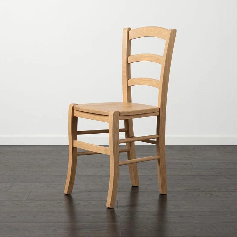 Sedia in Legno per Ristoranti Paesana – Faggio Naturale e Personalizzabile