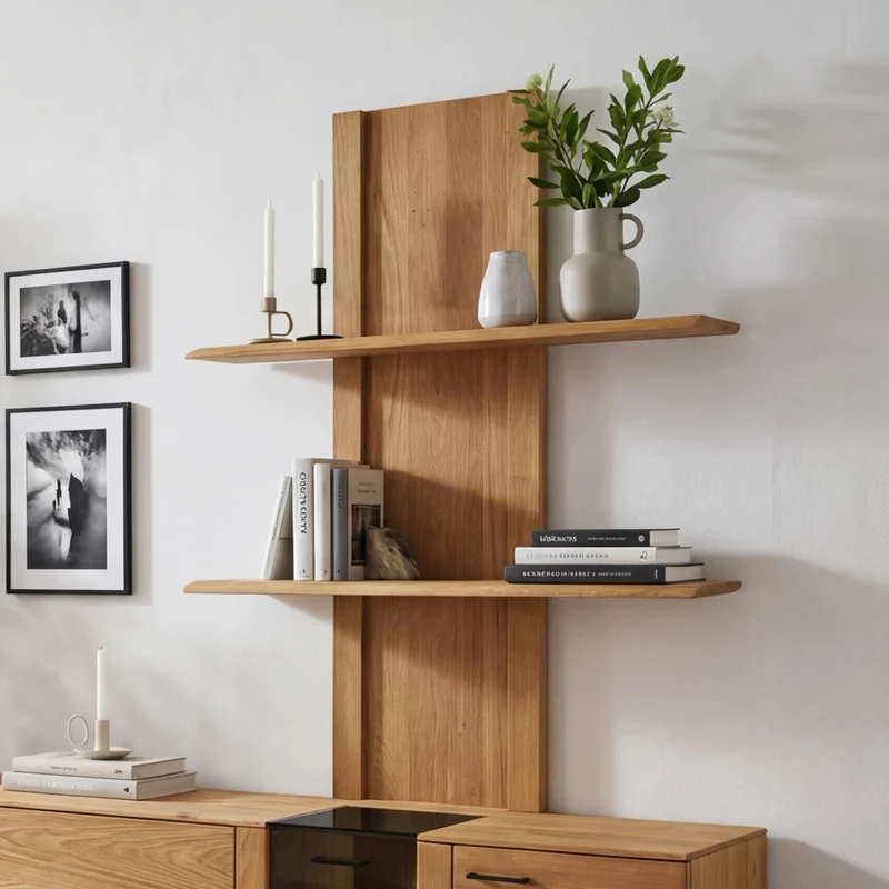 Scaffale in rovere massiccio Arvik 2 | NordicStory