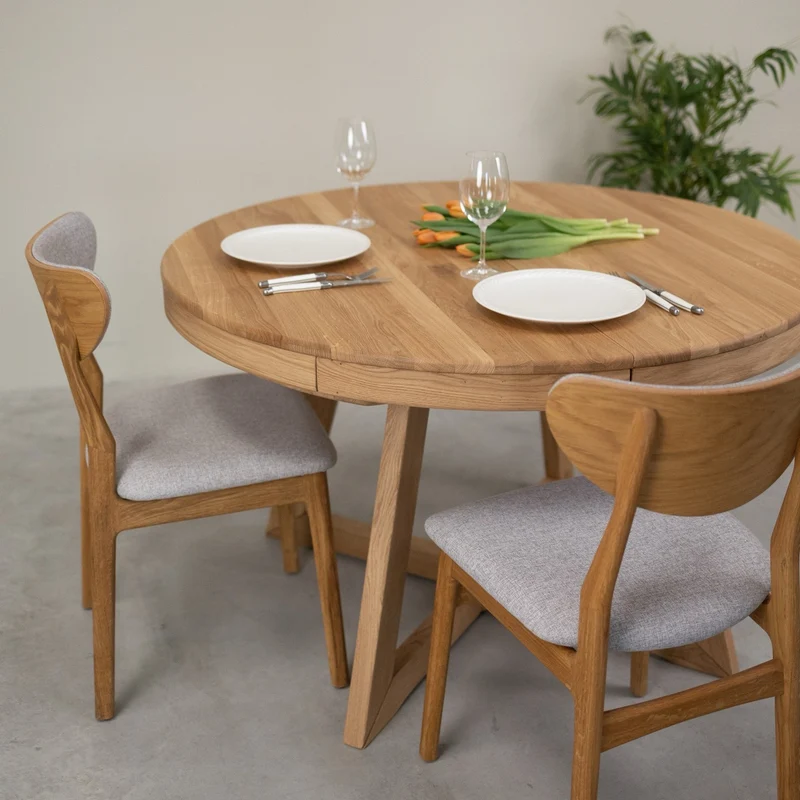 Tavolo da pranzo allungabile in rovere massiccio Escandi Atelier | NordicStory