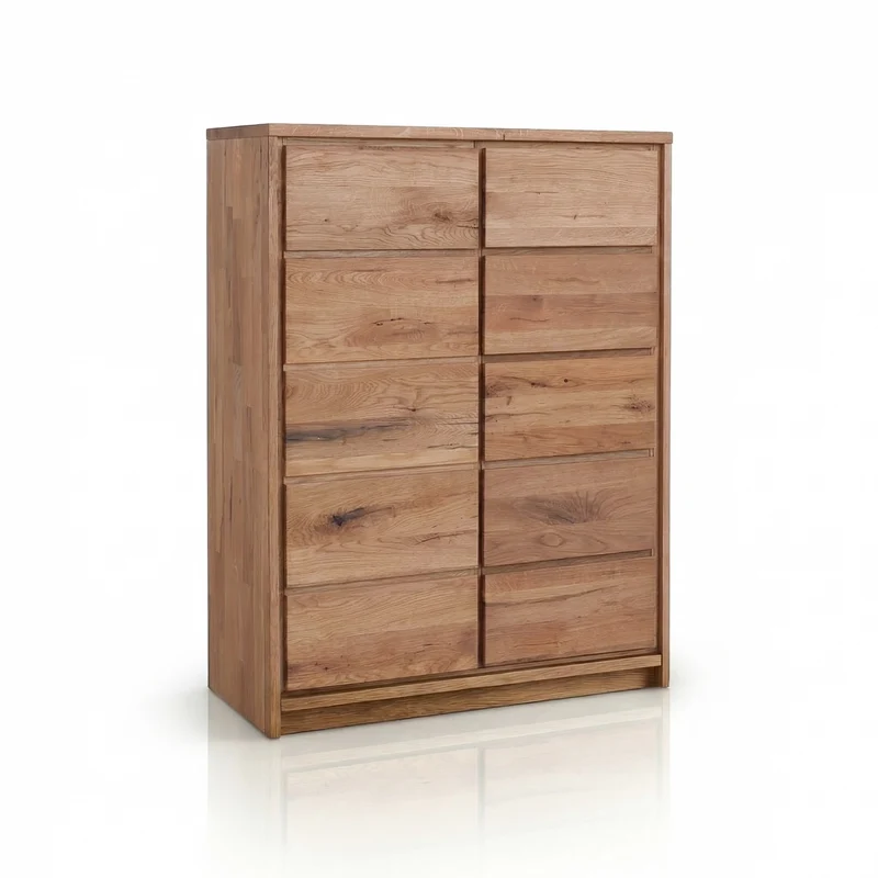 Credenza alta in rovere massiccio dell'Oregon 1.5 | NordicStory