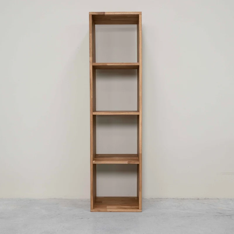 Libreria in legno massello di rovere Regal 4 | NordicStory