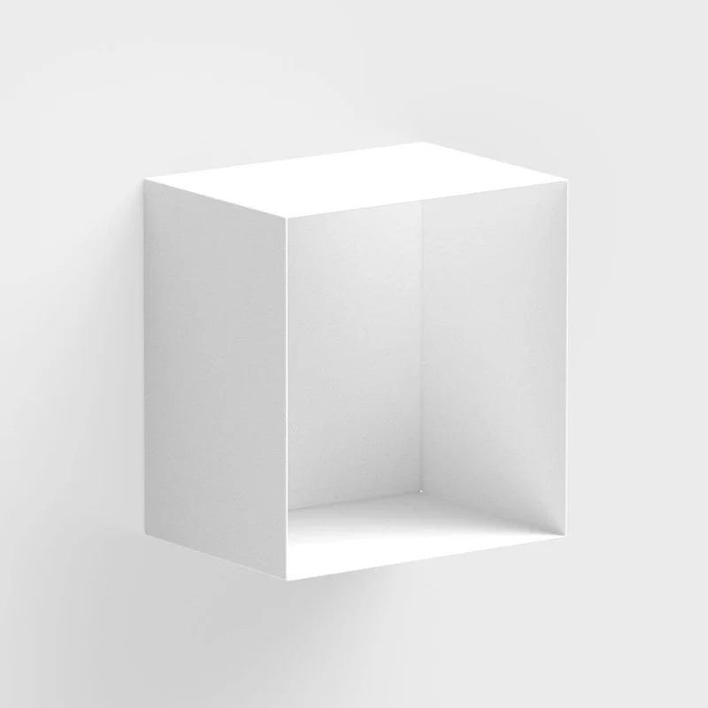 Cubo da parete in acciaio Naoki