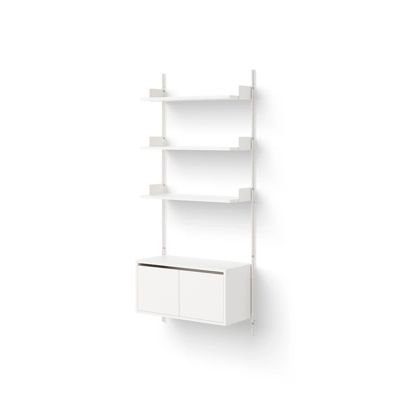 New Works Wall Shelf 1900 Cabinet Low w. Doors
