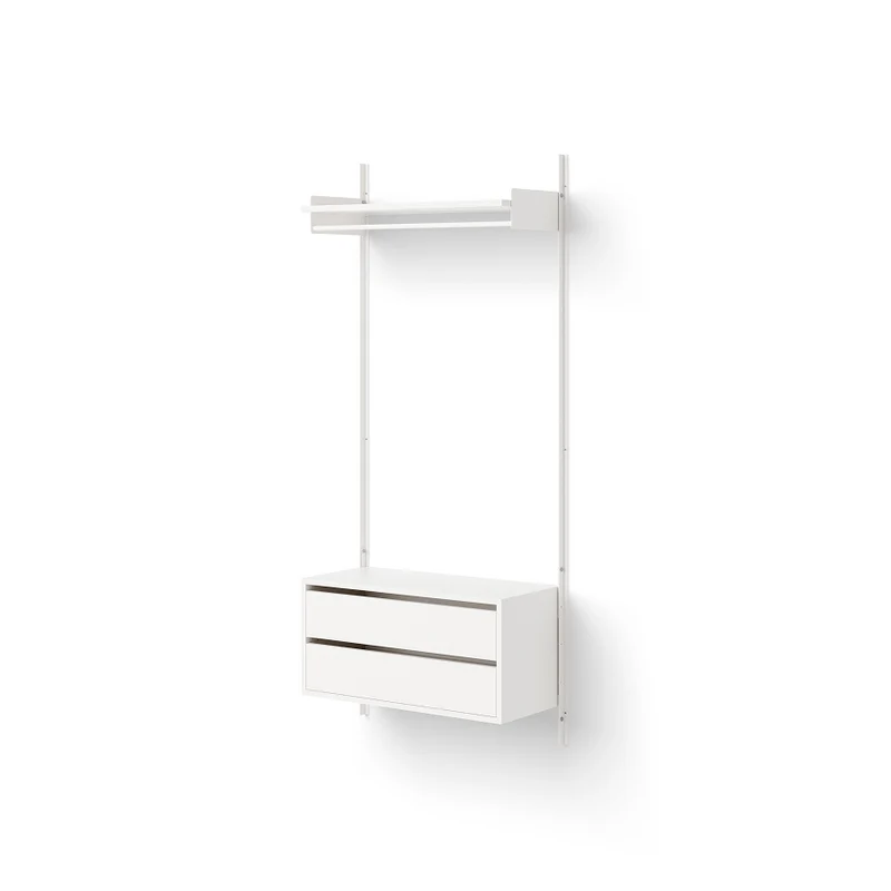 New Works Wardrobe Shelf Cabinet w. Drawers