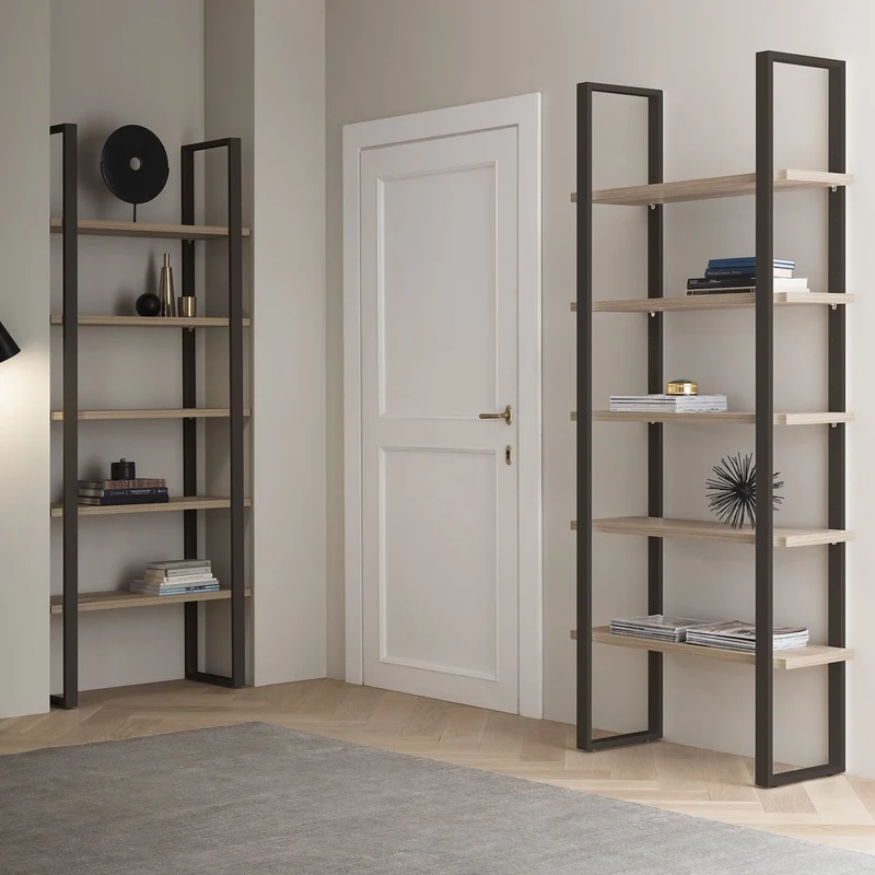 Coppia librerie moderne Lilac