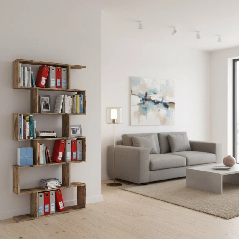Libreria a giorno Lombard Maple