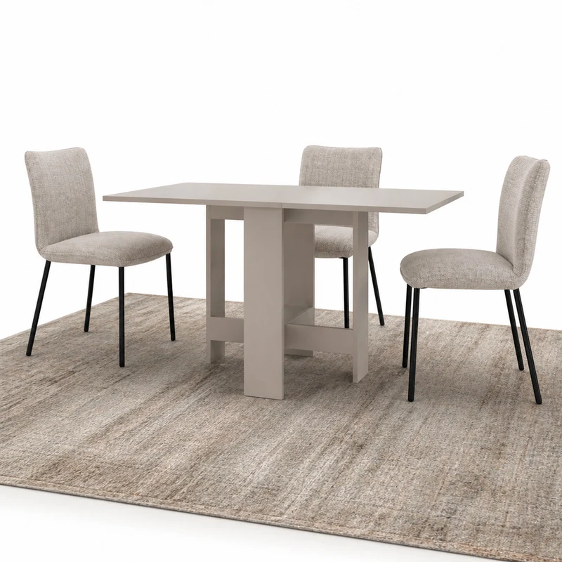 Tavolo consolle allungabile Artemio 30-130x76 cm Salvaspazio Legno Colore Sabbia