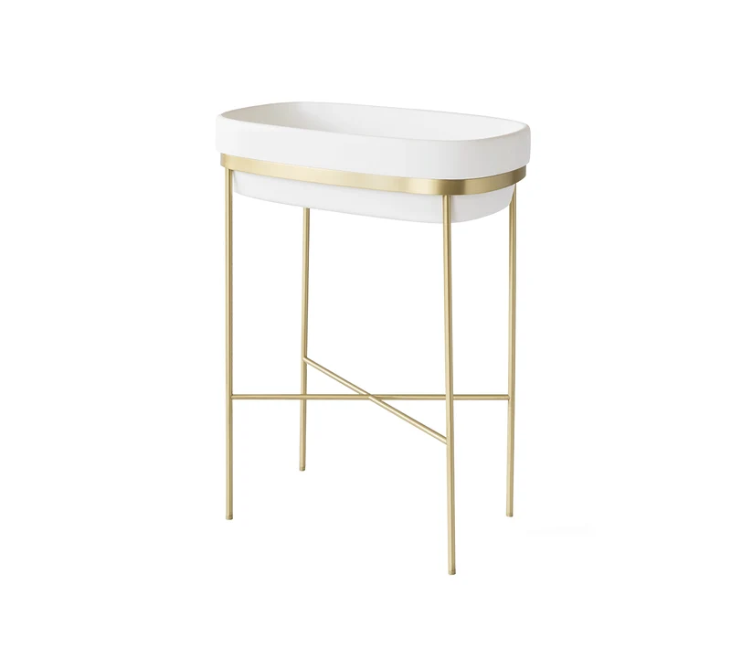 Ribbon consolle ottone