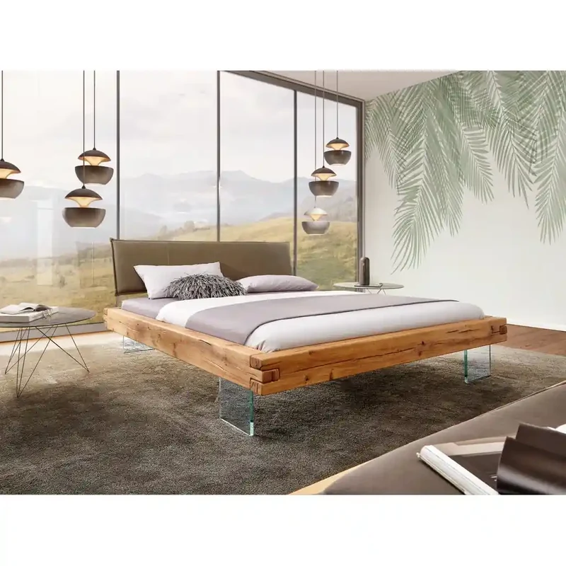 Letto Levitante Alioth in Rovere Design Moderno e Stabilità Superiore