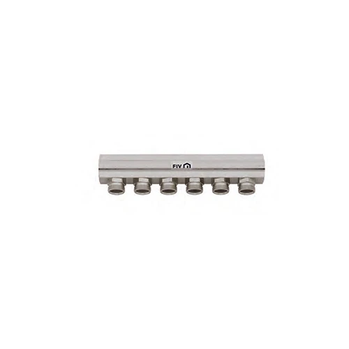 Collettore di distribuzione 3/4 derivazioni 24x19 int. 36 3/4 x 10 vie l. 373 mm