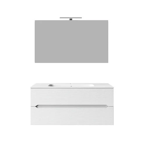 Mobile bagno sospeso linea talia da 120 cm rovere nodi