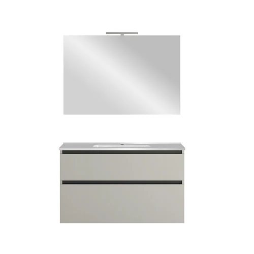 Mobile bagno linea level da 100 cm bianco opaco