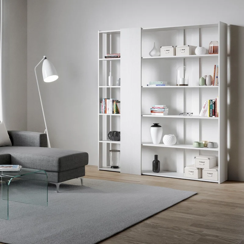 Libreria moderna per soggiorno o ufficio Inedditah D