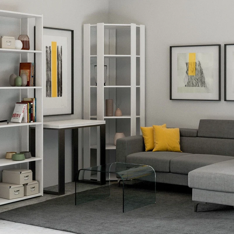 Libreria ad angolo verticale Inedditah Angolo B