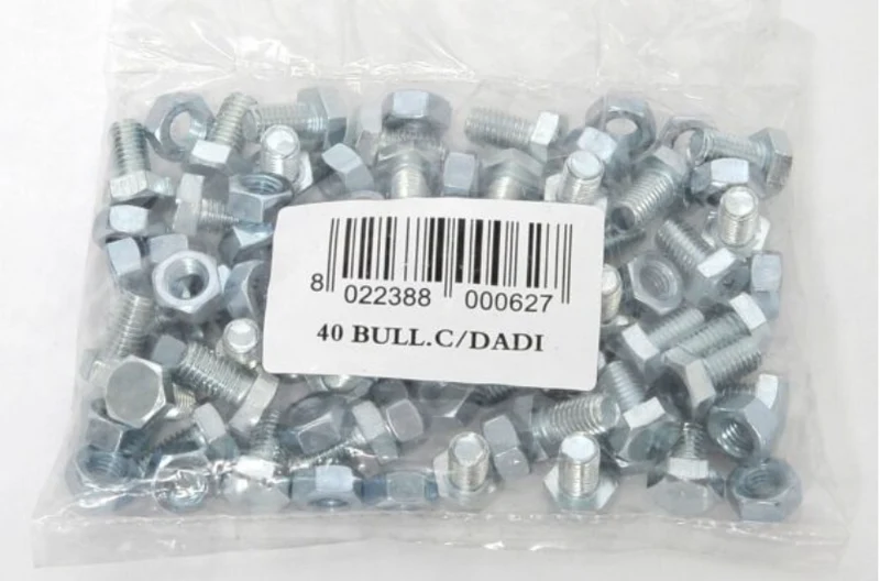 Kit 40 bulloni e 40 dadi - GRIMA