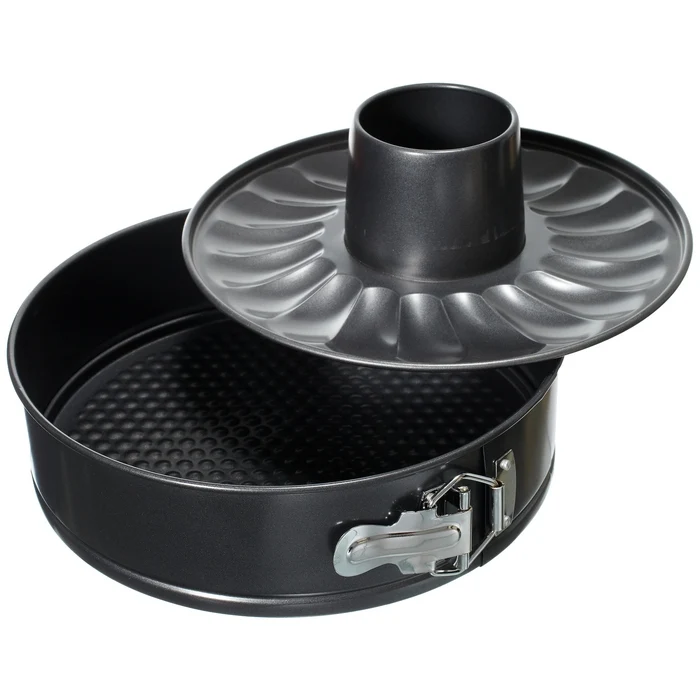 Tortiera Carbon Steel apribile con 2 fondi 26 cm