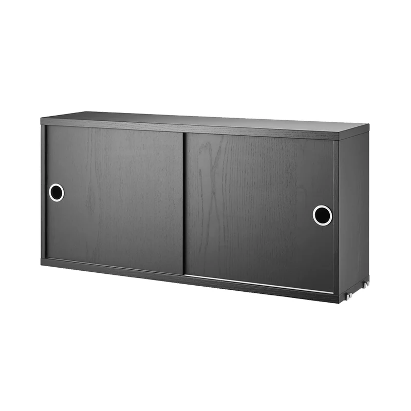 String Cabinet with Sliding Doors