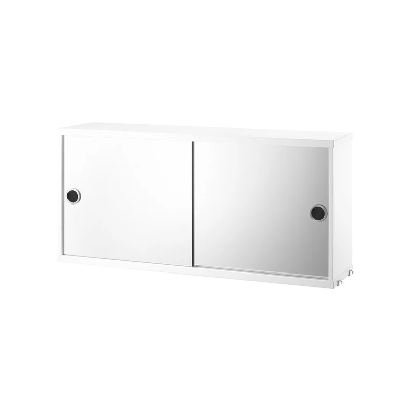 String Cabinet with Mirror Doors
