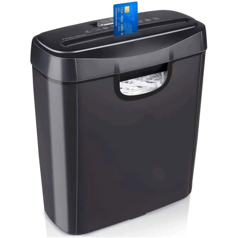 Distruggi Documenti Trita Carte Elettrico Scrivania Fogli A4 Carte Credito 10Lt