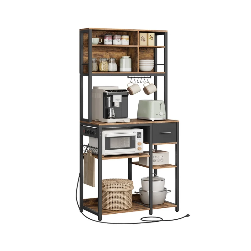 Scaffale Cucina con Multipresa
