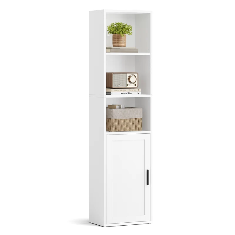 Libreria verticale con anta