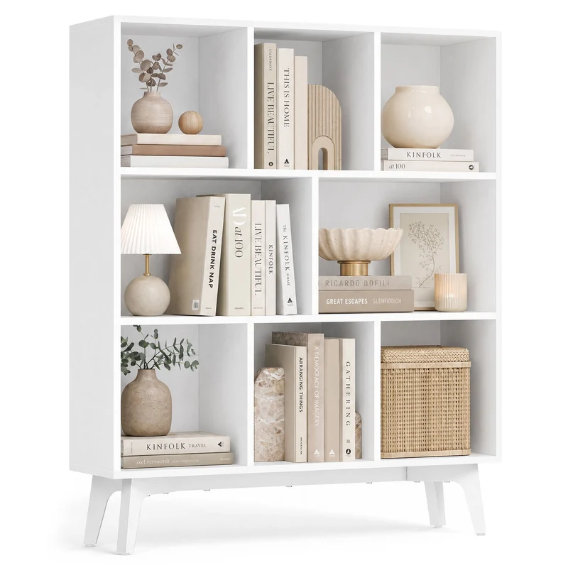 Libreria a cubi per soggiorno studio e sala da pranzo
