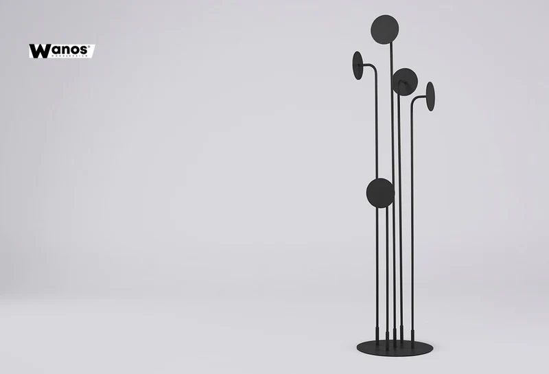 Appendiabiti " Axa " di design realizzato in metallo in stile geometrico minimale
