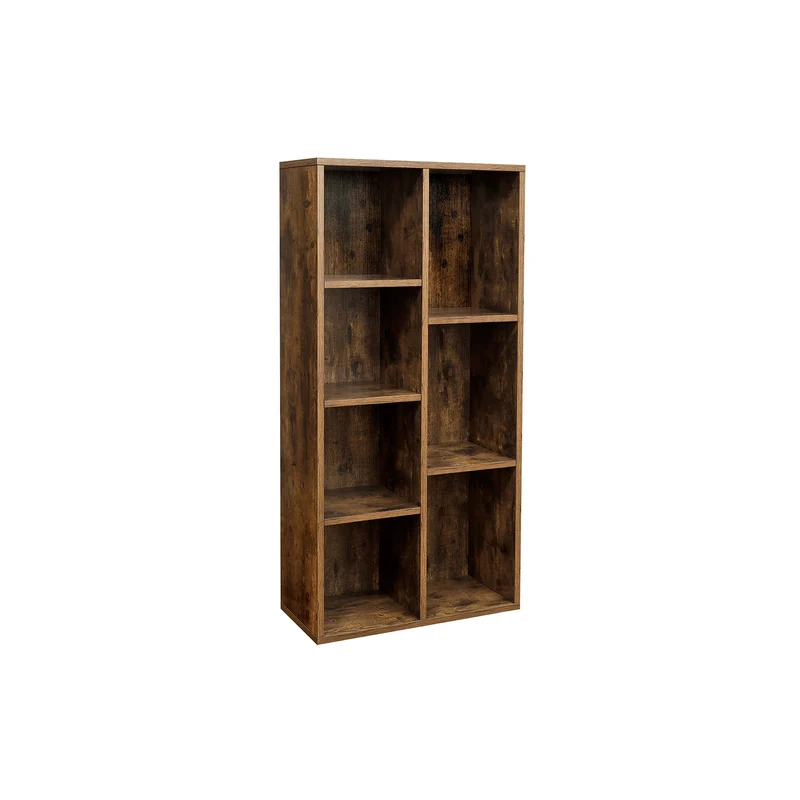 Scaffale Libreria a 7 Scomparti Aperti