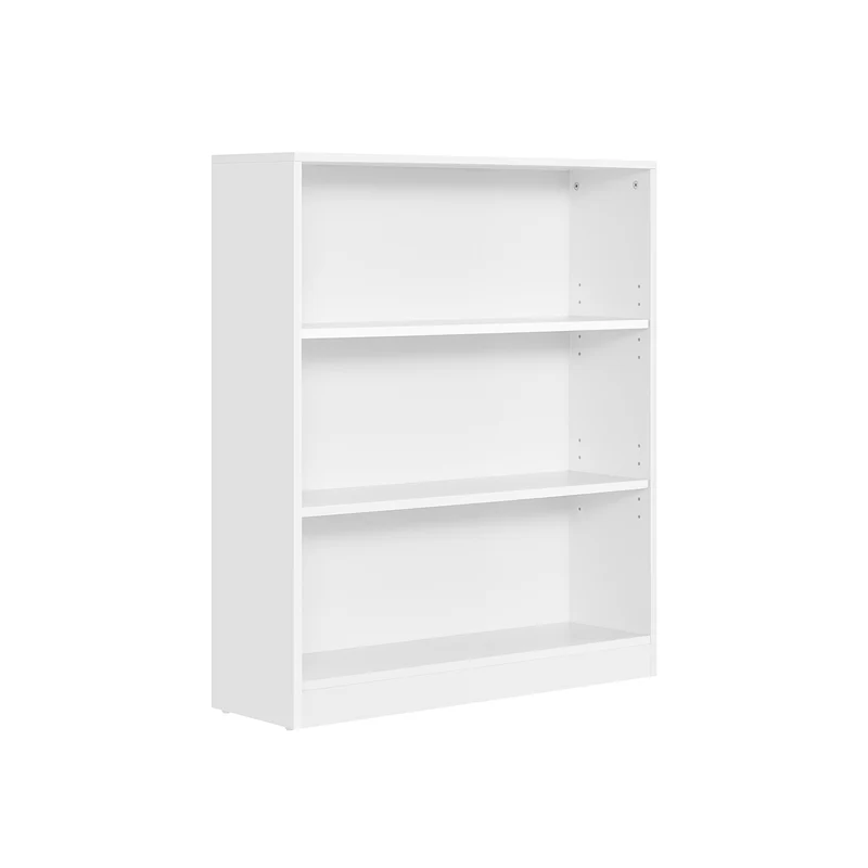 Libreria di Legno a 3 Ripiani Regolabili