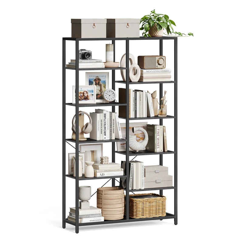 Libreria Scaffale Portaoggetti Capiente per Soggiorno Bagno Cucina Corridoio