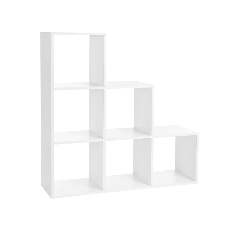 Libreria Scaffale a Scale con Scomparti Aperti