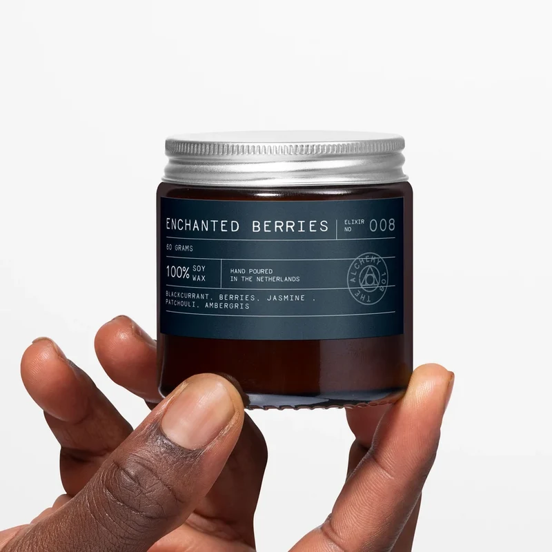 Candela 100gr - Bacche Incantate