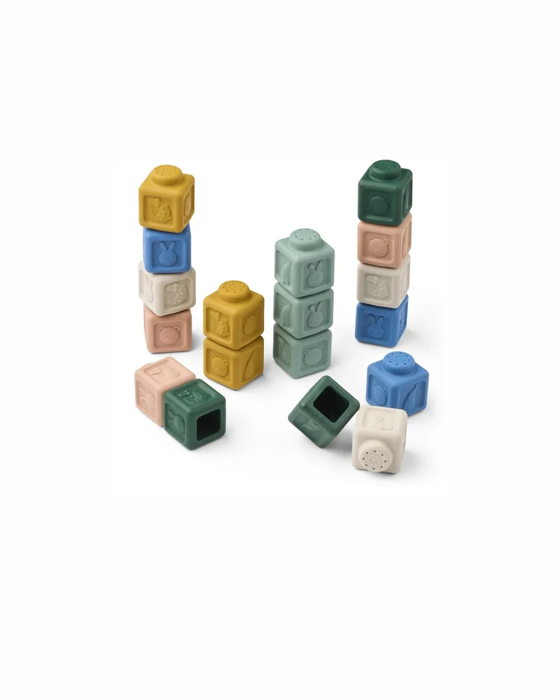Veda Multifunctional Building Blocks 18-pack - Beach Blue