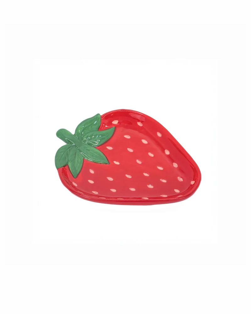 Piattino a forma di fragola