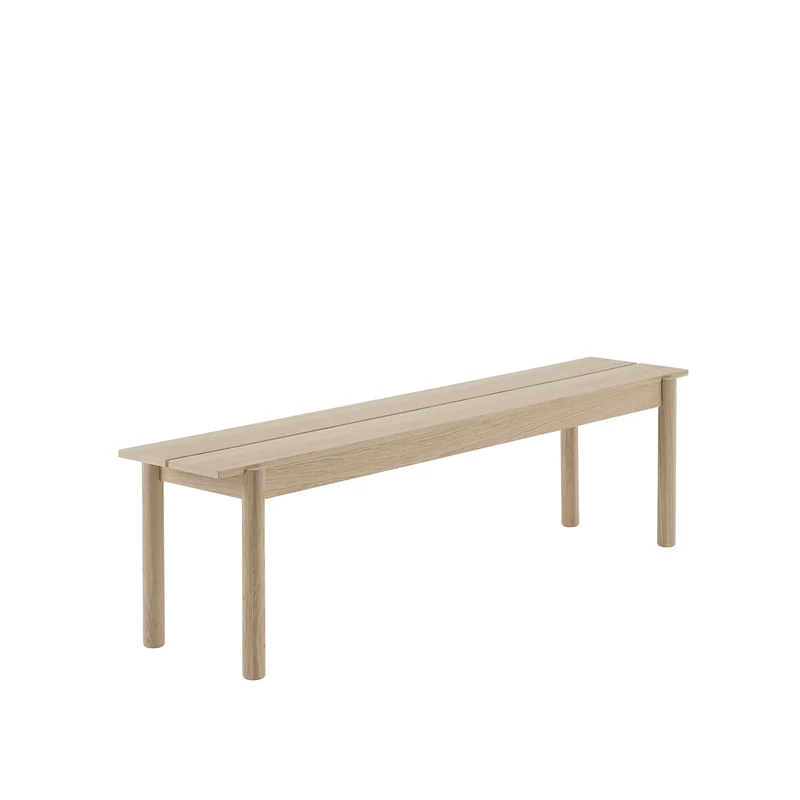 Linear Wood Bench - 170 x 34 cm