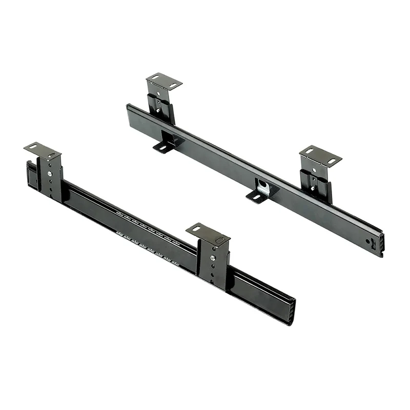 GUIDA PORTATASTIERA SOTTOPIANO ESTRAIBILE PROF. 40CM REGOLABILE X SCRIVANIA PIANO RIPIANO