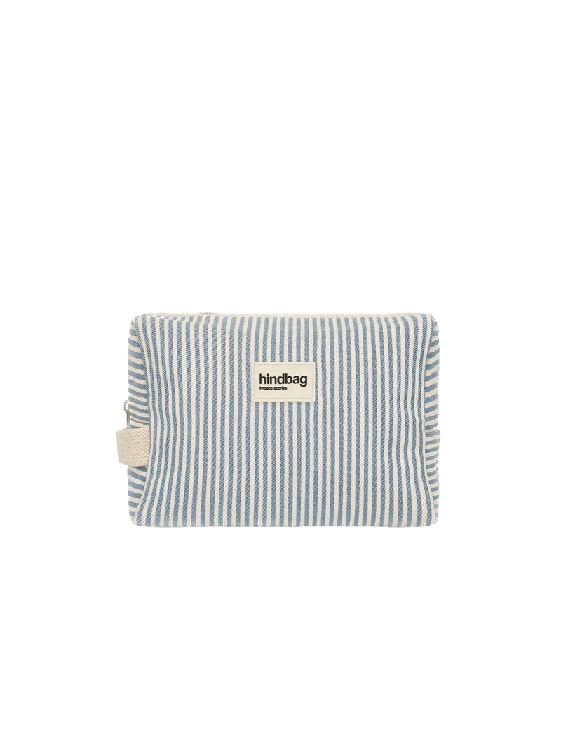 Trousse da toilette Leon - Righe Blu