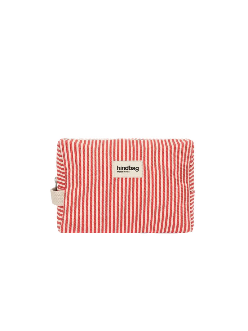 Trousse da toilette Leon - Righe Rosse
