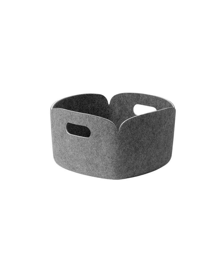 Restore Basket - 28x28 cm - Grey Melange