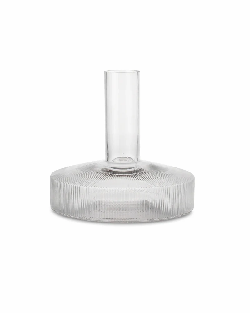 Decanter per Vino Ripple Wine Carafe - Clear