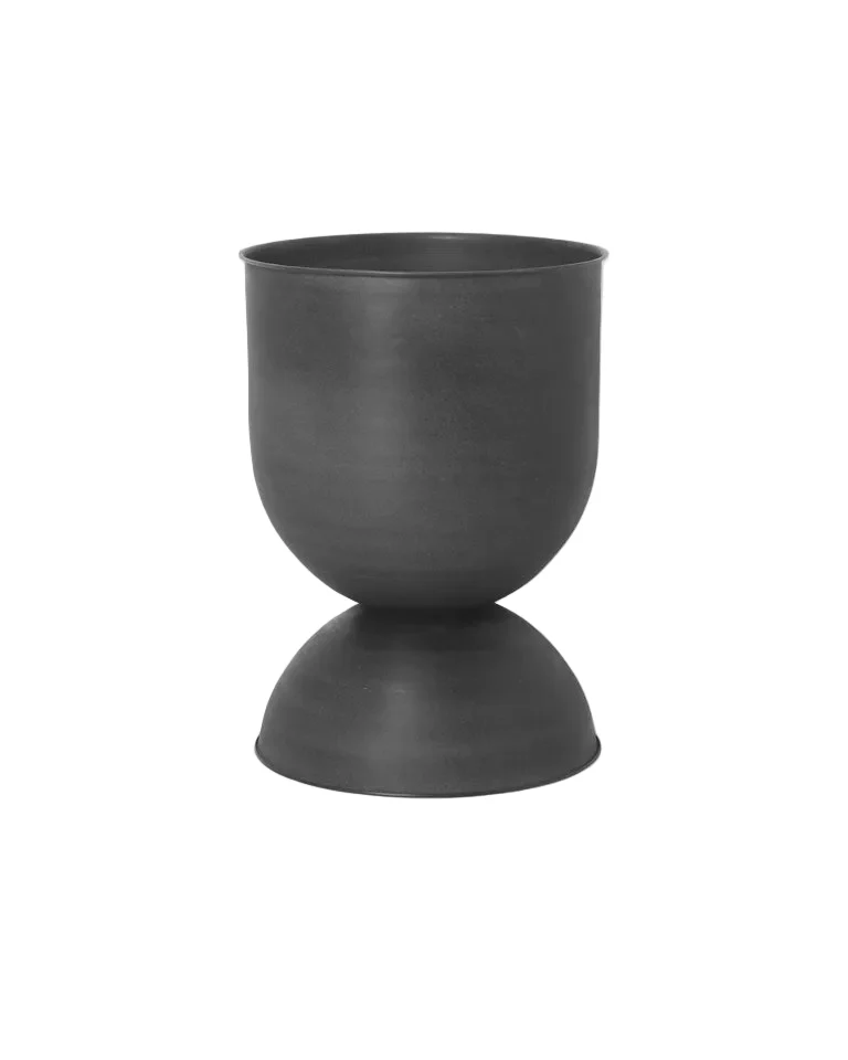Hourglass Pot Medium Black