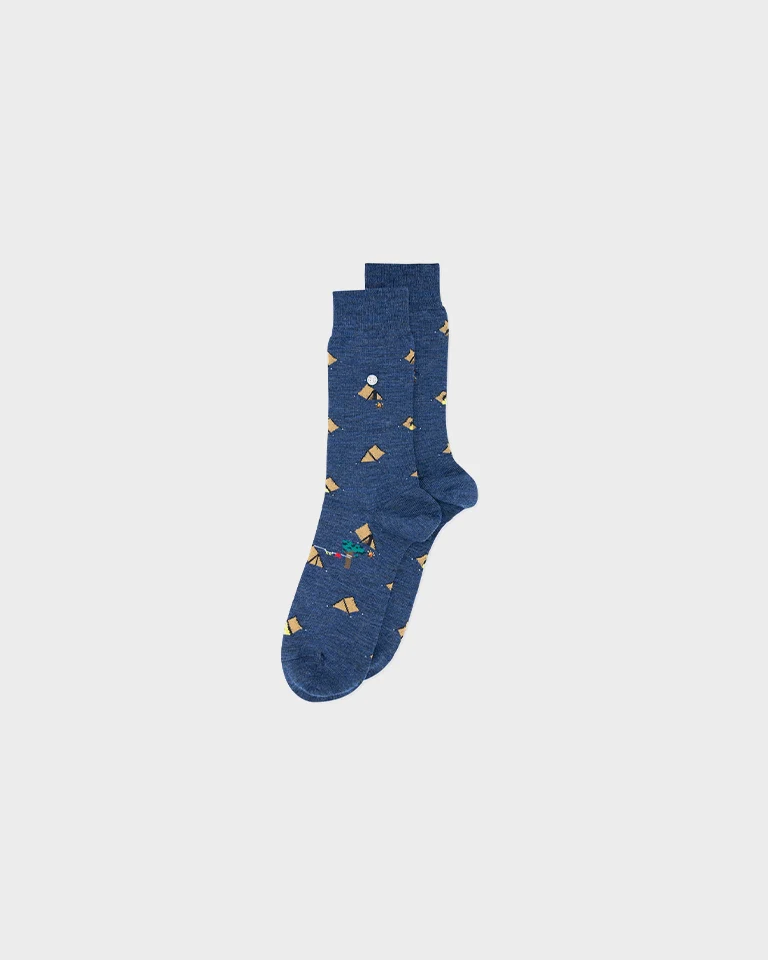 Calzini Merino - 38-41 - Camping Navy
