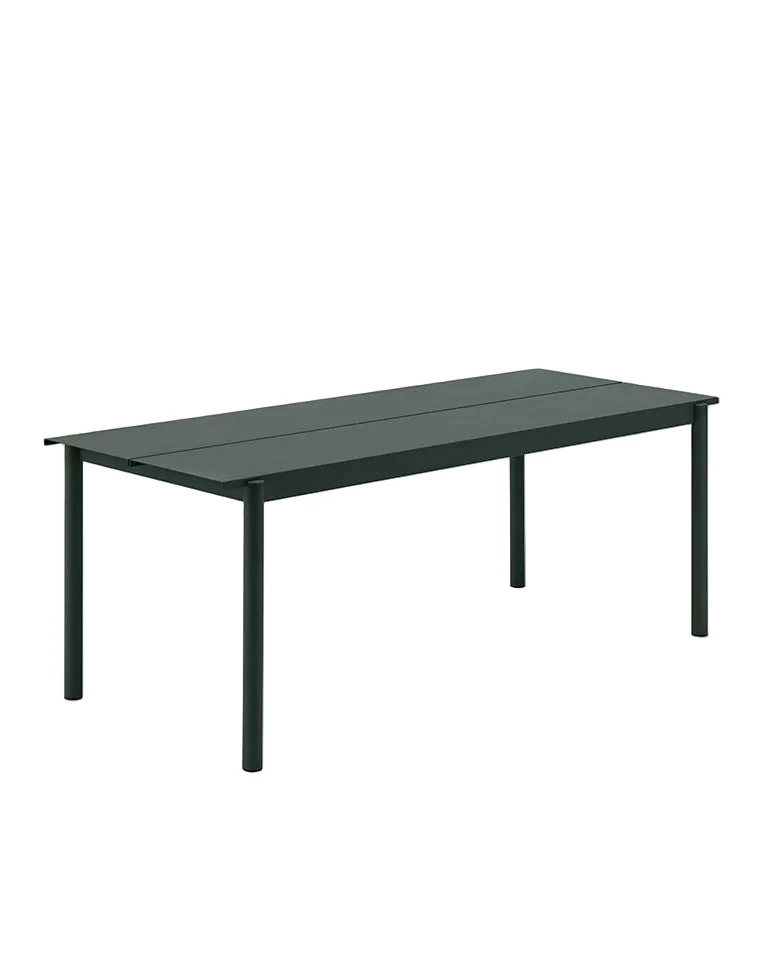 Linear Steel Table - 200 x 75 cm