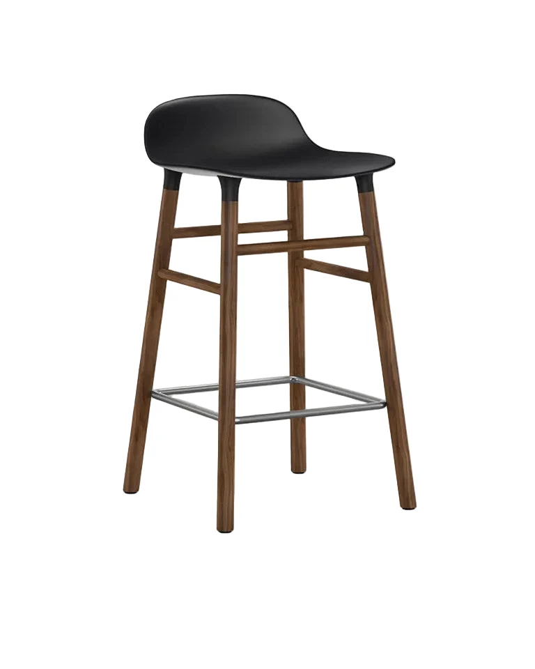 Form Barstool - Walnut