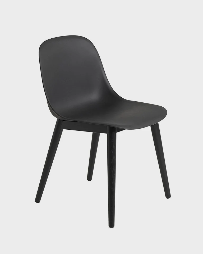 Fiber Side Chair - Wood Base