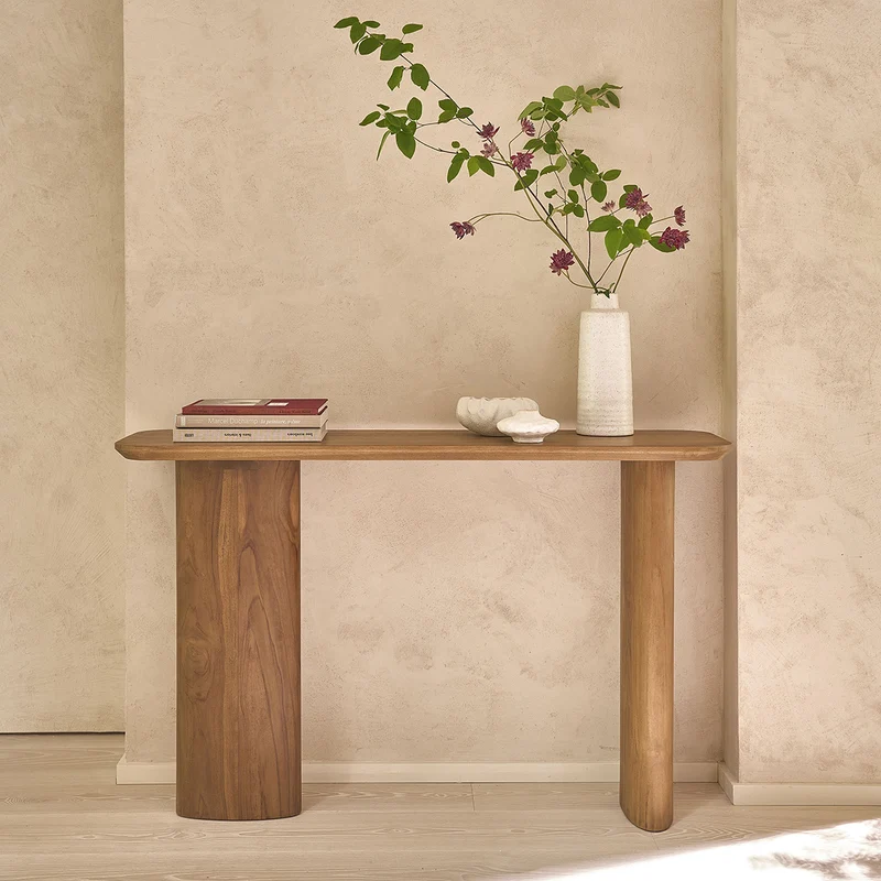 Consolle in teak massello 120 cm