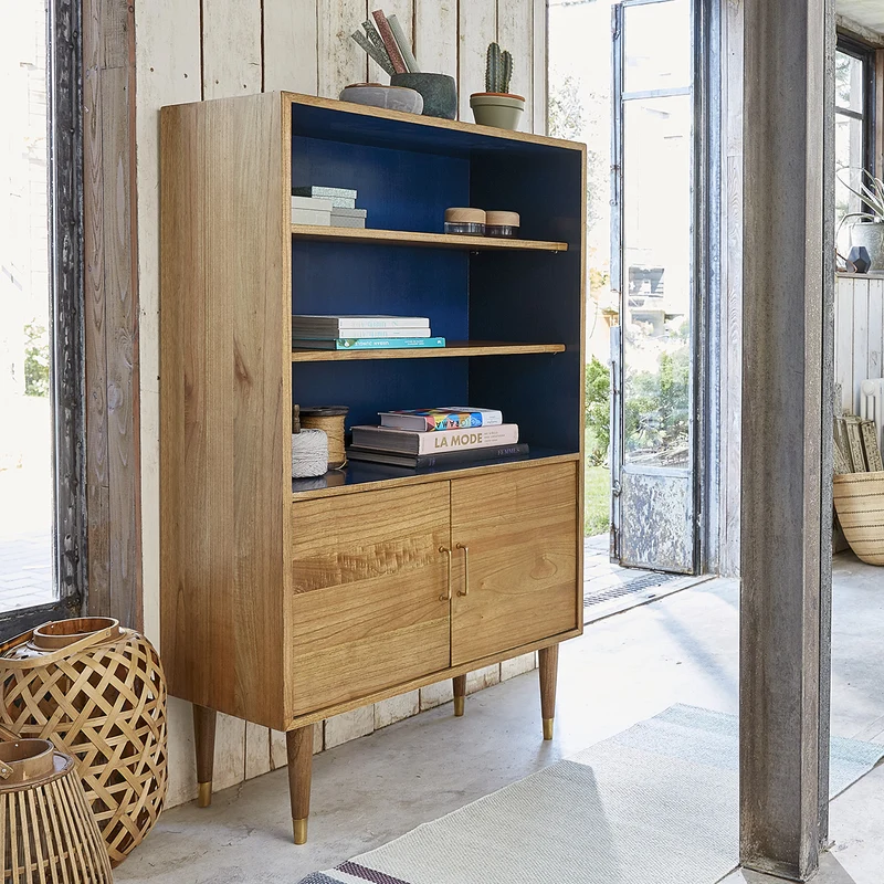 Libreria in mindi massello 85 cm