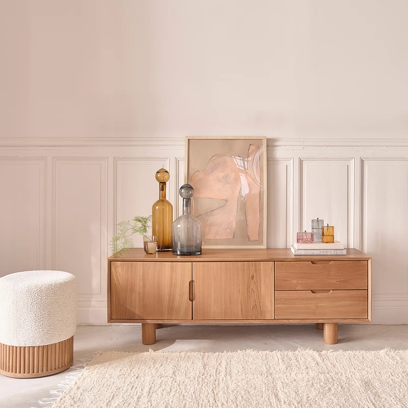 Mobile TV in teak massello 150 cm