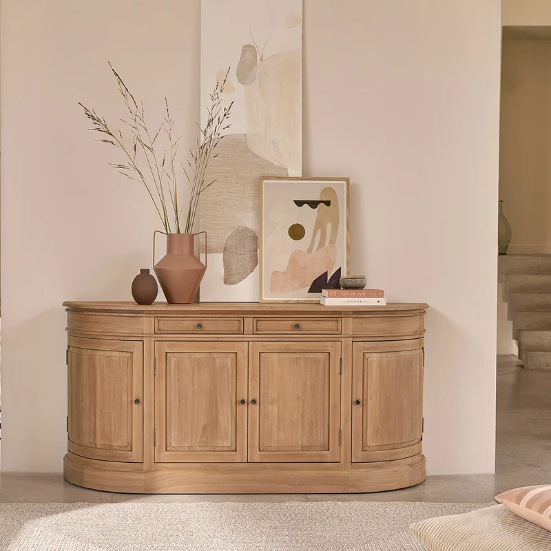Credenza in teak massello 180 cm